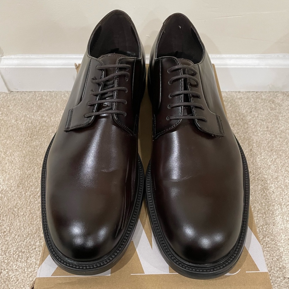 Zara Men’s brown leather shoes